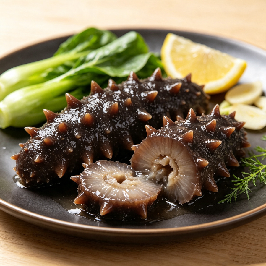 Frozen Ready-to-Eat Sea Cucumber - Cleaned & Pre-Steamed